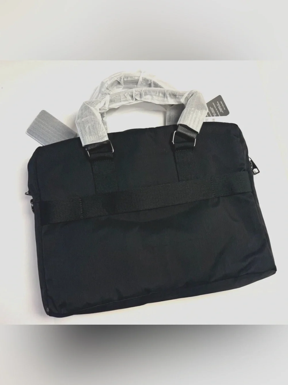 Classic Alfani Black Men's 15” Briefcase Tote Laptop Messenger Bag